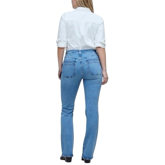 Madewell Cali Demi Boot Medium Wash Stretch Denim Jeans Women’s 32 - Picture 3 of 15